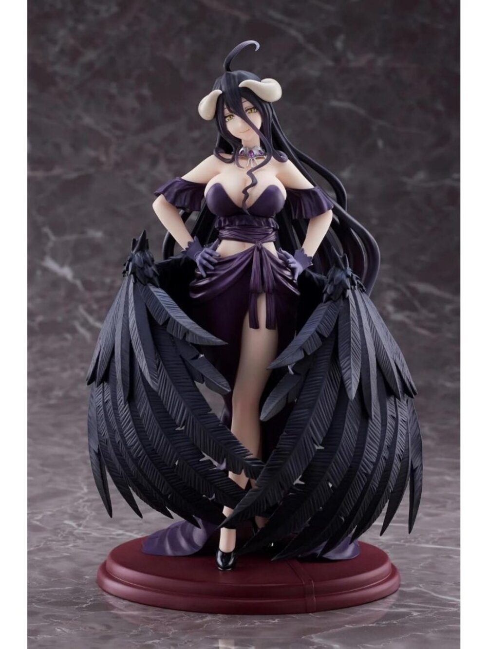 Albedo Black Dress Figure - Taito Overlord IV Collectible, Multiple Colors
